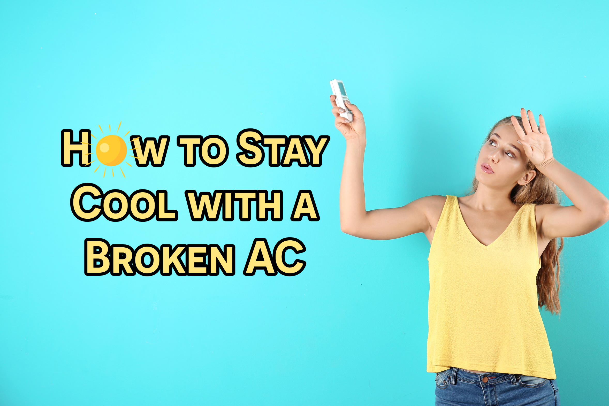 HVAC blog on how to Stay Cool with a broken AC.